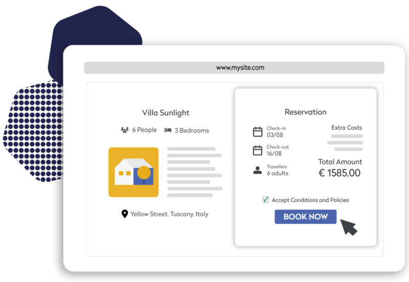 Booking Engine integrated with your PMS