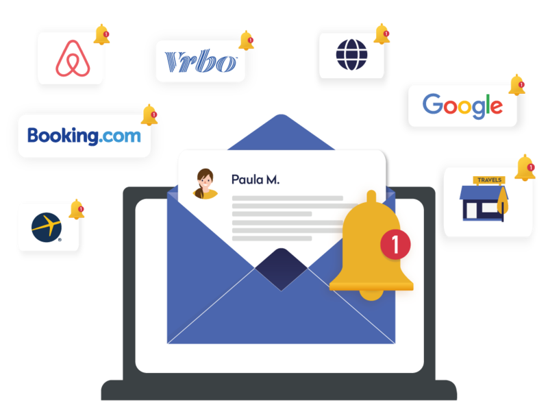 Tutta la Corrispondenza e le Prenotazioni in un unico CRM